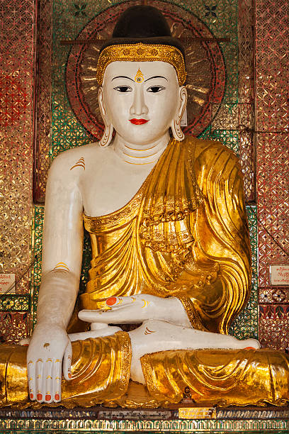 istock Buddha statue in Shwedagon pagoda 466078622