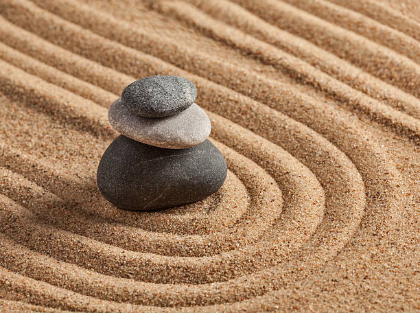 istock Japanese Zen stone garden 466079676