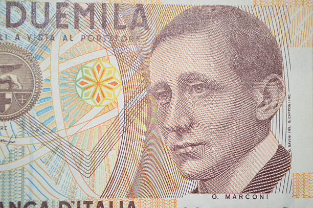 istock guglielmo marconi on italian lira banknote 466082364