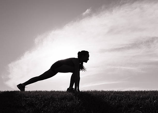 istock Woman stretching before her morning run 466087945