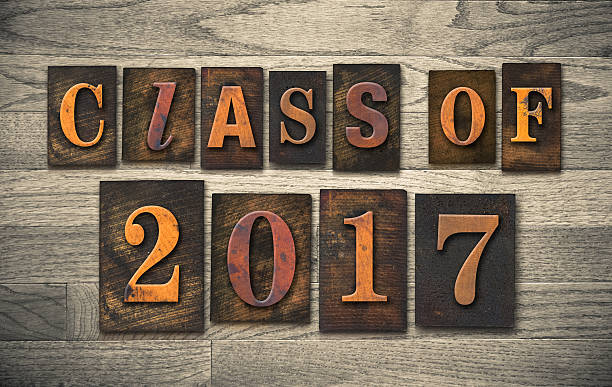 istock Class of 2017 Wooden Letterpress Type Concept 466089516