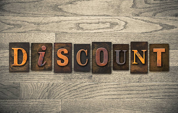 istock Discount Wooden Letterpress Concept 466089566