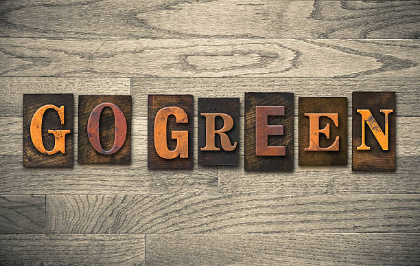 istock Go Green Wooden Letterpress Concept 466090452