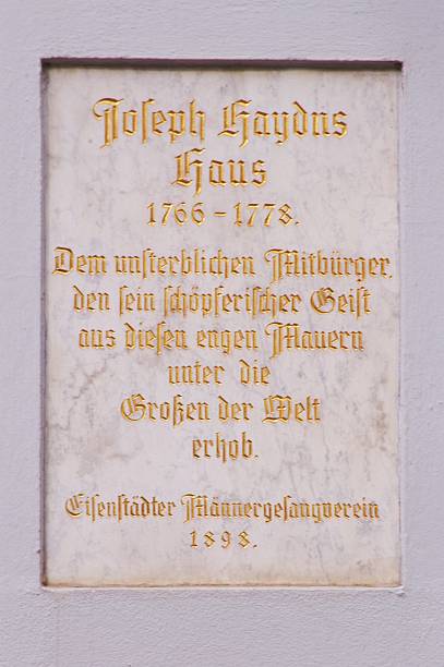 istock Memorial plaque  of Josepf Haydn 466091358