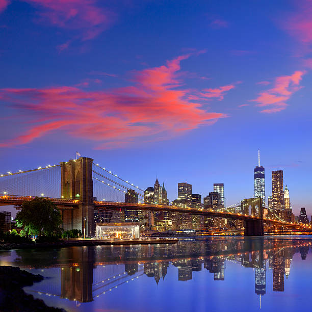 istock Brooklyn Bridge sunset New York Manhattan 466091694