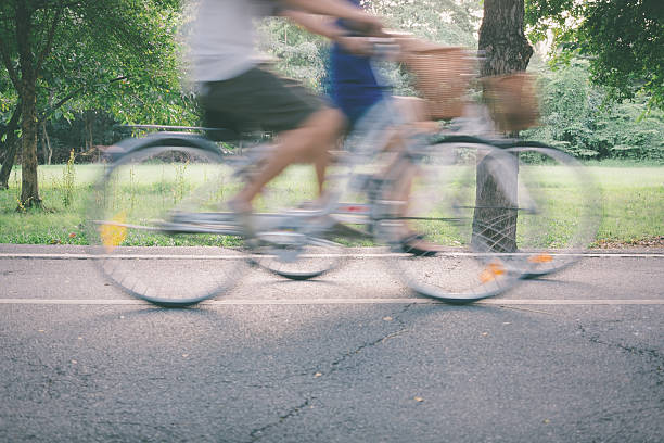 istock Ride bike in the park 466092014
