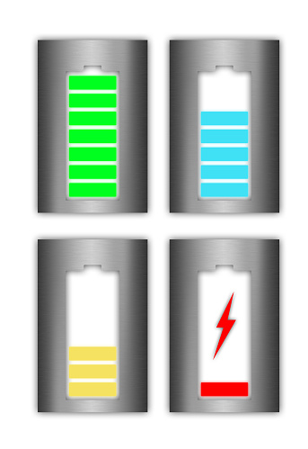 battery symbol status