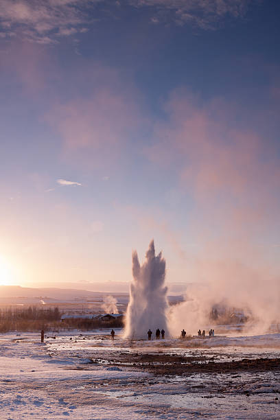 istock Strokkur, Haukadalur geothermal area, Iceland 466092542