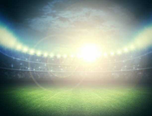 istock soccer stadium and the bright lights 466093294