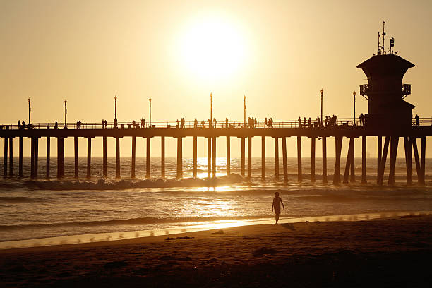 Sunset at Huntington Beach Pier