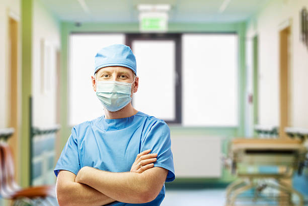 istock Surgeon at hospital corridor 466094186