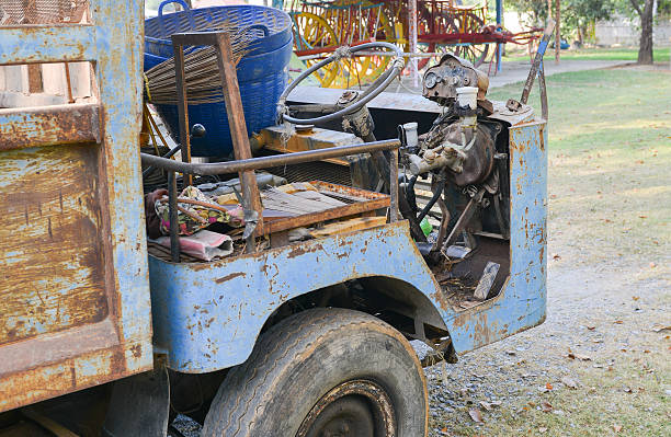 istock old vehicle truck car 466094436