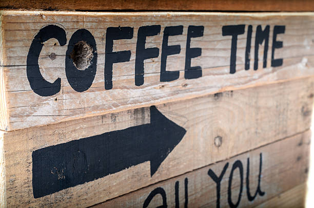 istock Signs Coffee on wood old retro 466094508