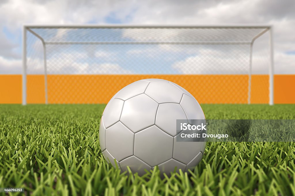 Soccer Penalty Kick 3D render of soccer penalty kick. Penalty Kick Stock Photo