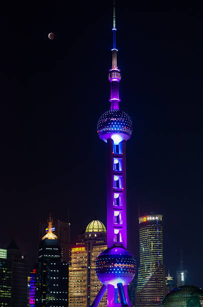 istock Shanghai Pearl Tower at night 466097300