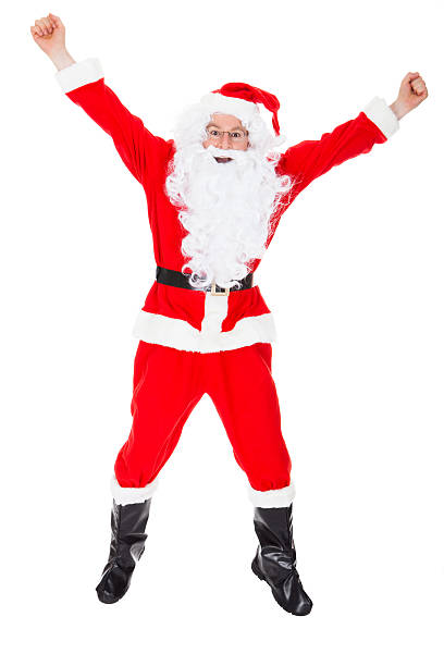 istock Portrait of excited santa 466098215