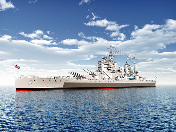 istock British warship of WW2 466098766