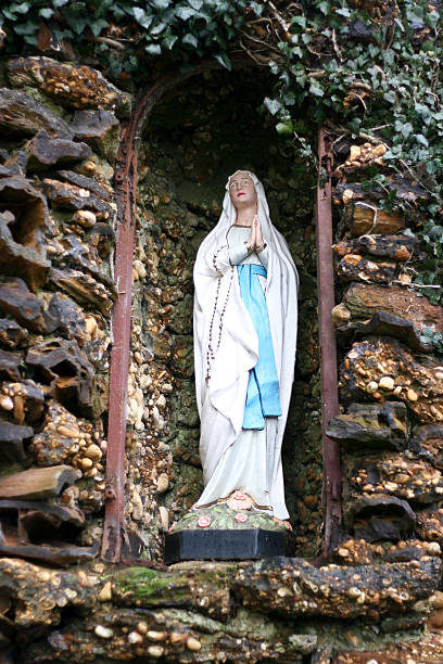 istock Holy Virgin Mother Mary Statue 466099117