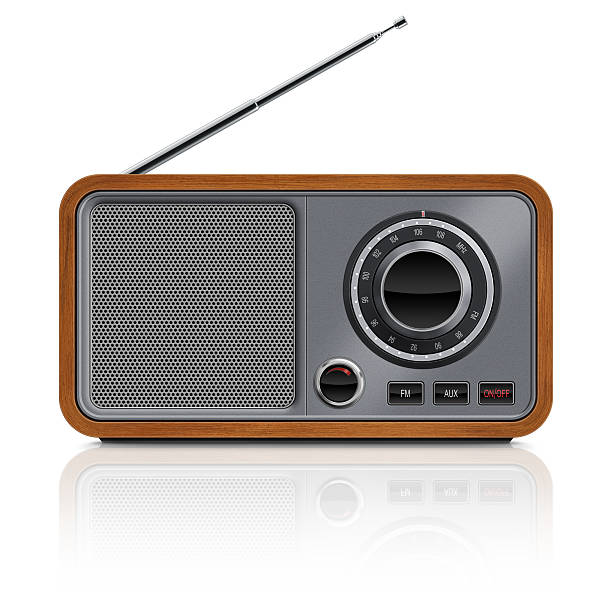 istock Wooden Table Radio 466099217