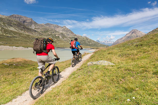istock Leaving Bernina Pass, Switzerland. 466099973