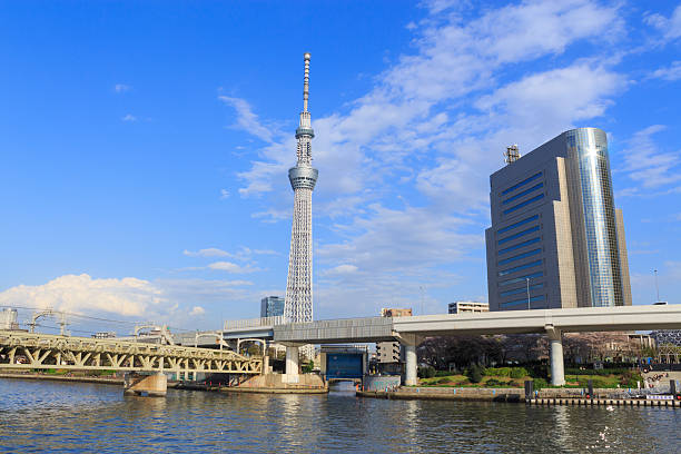 istock Tokyo Skytree and Sumida river in Tokyo 466101152