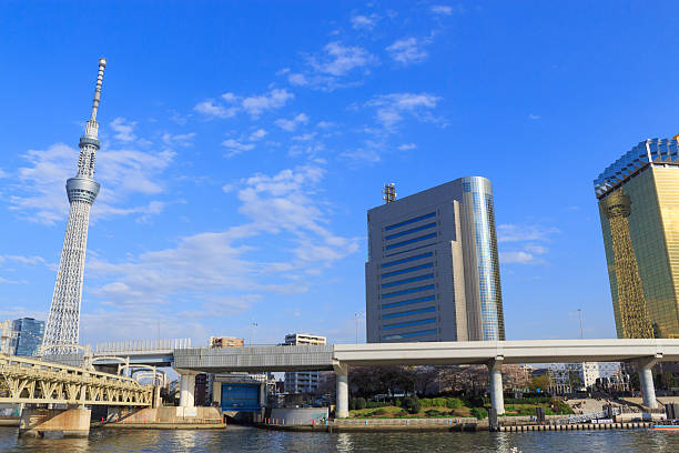 istock Tokyo Skytree and Sumida river in Tokyo 466101352