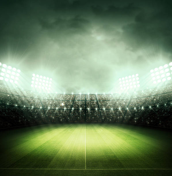 istock soccer stadium and the bright lights 466101726