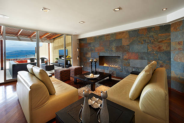 istock Interior design: Big Modern Living room 466105093
