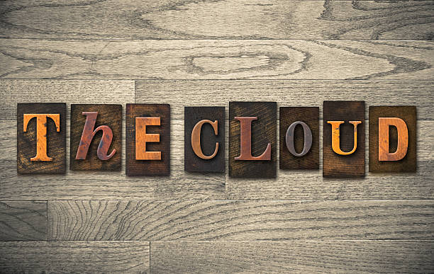 istock The Cloud Wooden Letterpress Concept 466109132