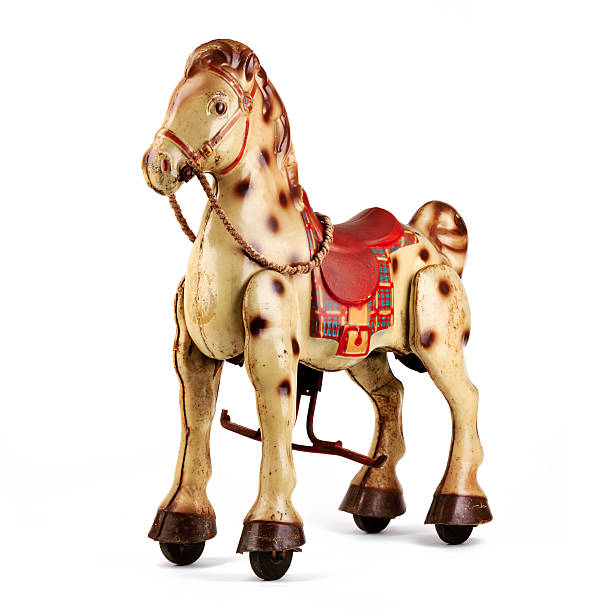 istock Vintage Toy Horse (Clipping Path) 466115201