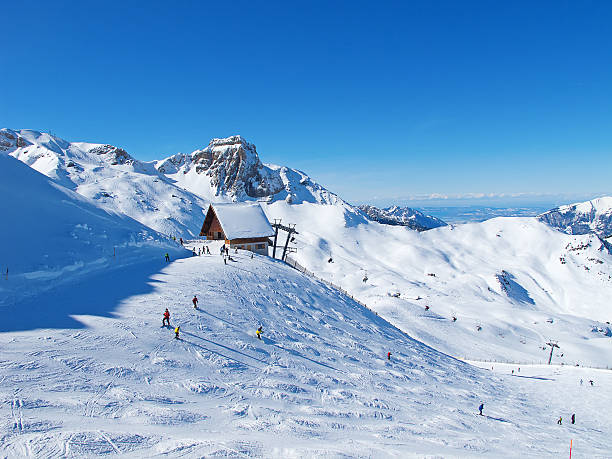 istock Winter in the alps 466115848