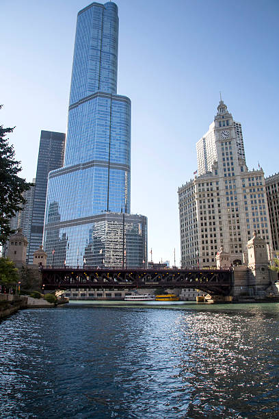 istock USA - Illinois - Chicago, Chicago River Skyline 466116792