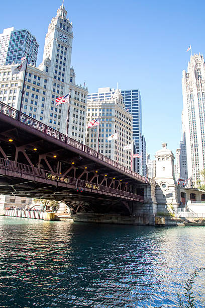 istock USA - Illinois - Chicago, Chicago River Skyline 466116828