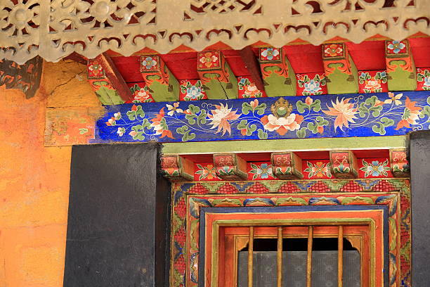 istock Manycolored door frame. Drepung monastery-Lhasa-Tibet-China. 1197 466121278