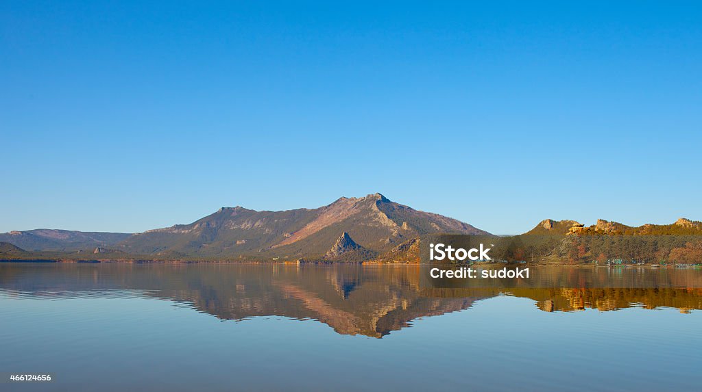 Autumn lake calm 2015 Stock Photo