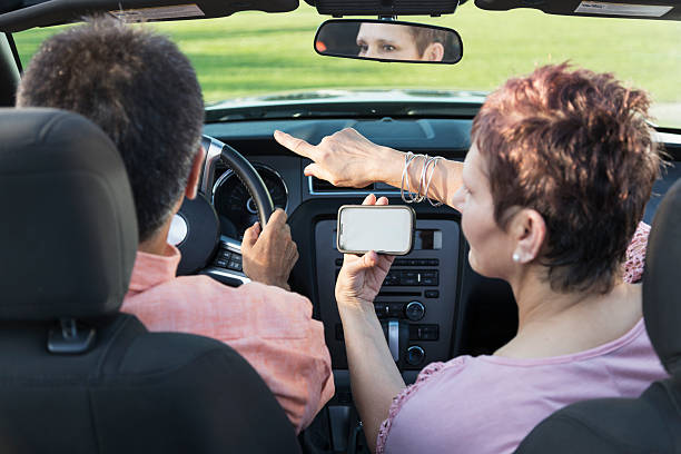 istock Mature couple in convertible 466124769