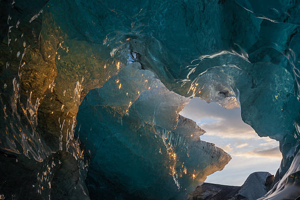istock Glacial Cave in Iceland - Close-up 466125276