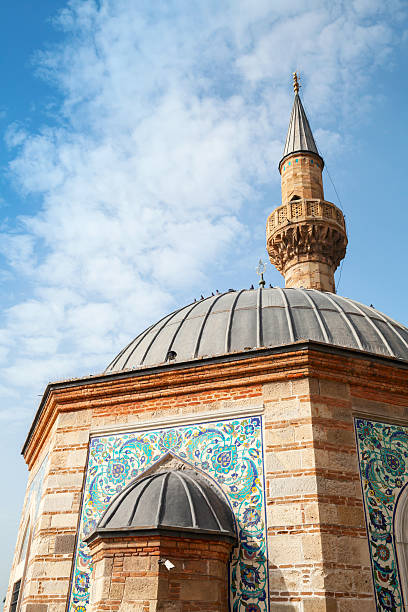 istock Facade of ancient Camii mosque, Konak square, Izmir 466125828