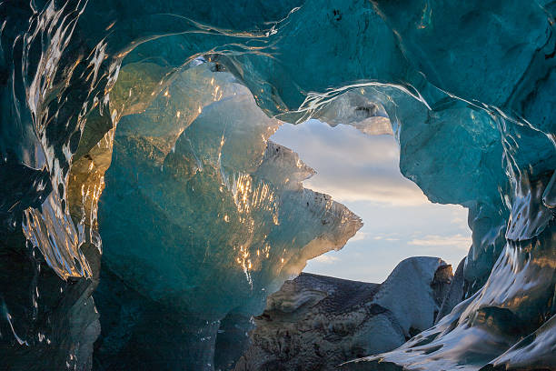 istock Glacial Cave in Iceland - Close-up 466130816
