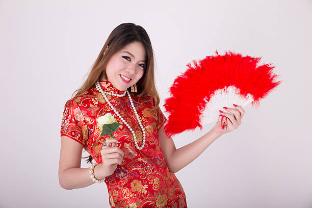istock Cheongsam dress 466133435