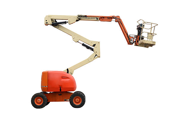 istock Aerial platform isolated on a white background 466135412