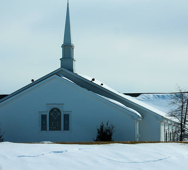 istock Kentucky Church in Winter 466136380