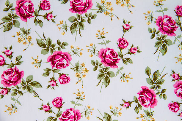 istock vintage style of tapestry flowers fabric pattern background 466136990