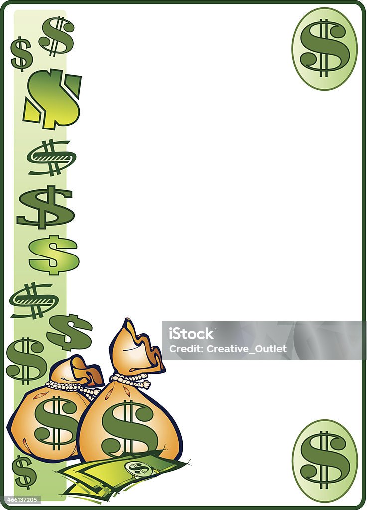 Money Frameborder Money Frame C Stock Illustration - Download Image Now - Border - Frame ...