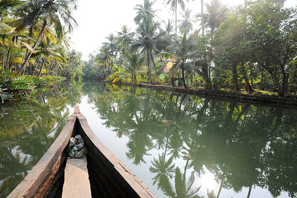 istock River of the backwaters at Kollam 466137588