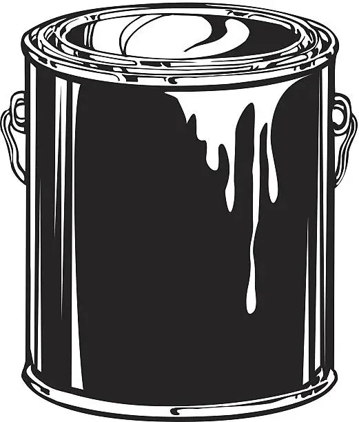 Vector illustration of Paint Can