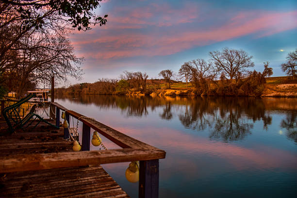 Dock at Lake LBJ Austin Texas