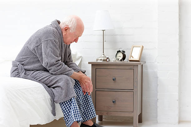 istock Senior man in pensive mood 466144131