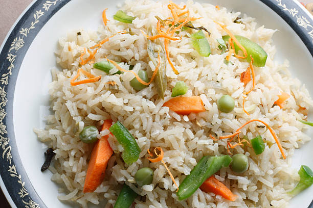 istock Vegetable Biryani - A popular Indian veg dish 466145823