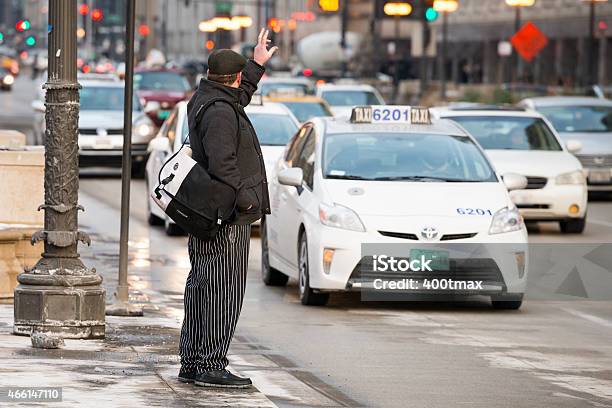 Taxi Stock Photo - Download Image Now - Chicago - Illinois, Chicago Loop, City